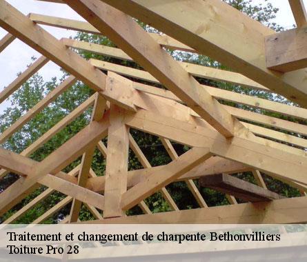 Traitement et changement de charpente  bethonvilliers-28330 Toiture Pro 28