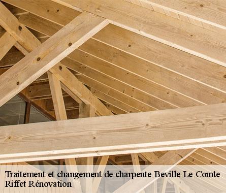 Traitement et changement de charpente  beville-le-comte-28700 Riffet Rénovation