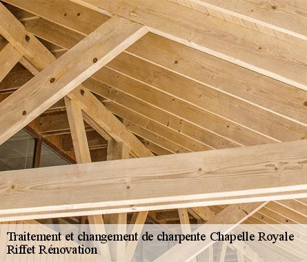 Traitement et changement de charpente  chapelle-royale-28290 Riffet Rénovation
