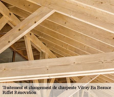 Traitement et changement de charpente  vitray-en-beauce-28360 Riffet Rénovation